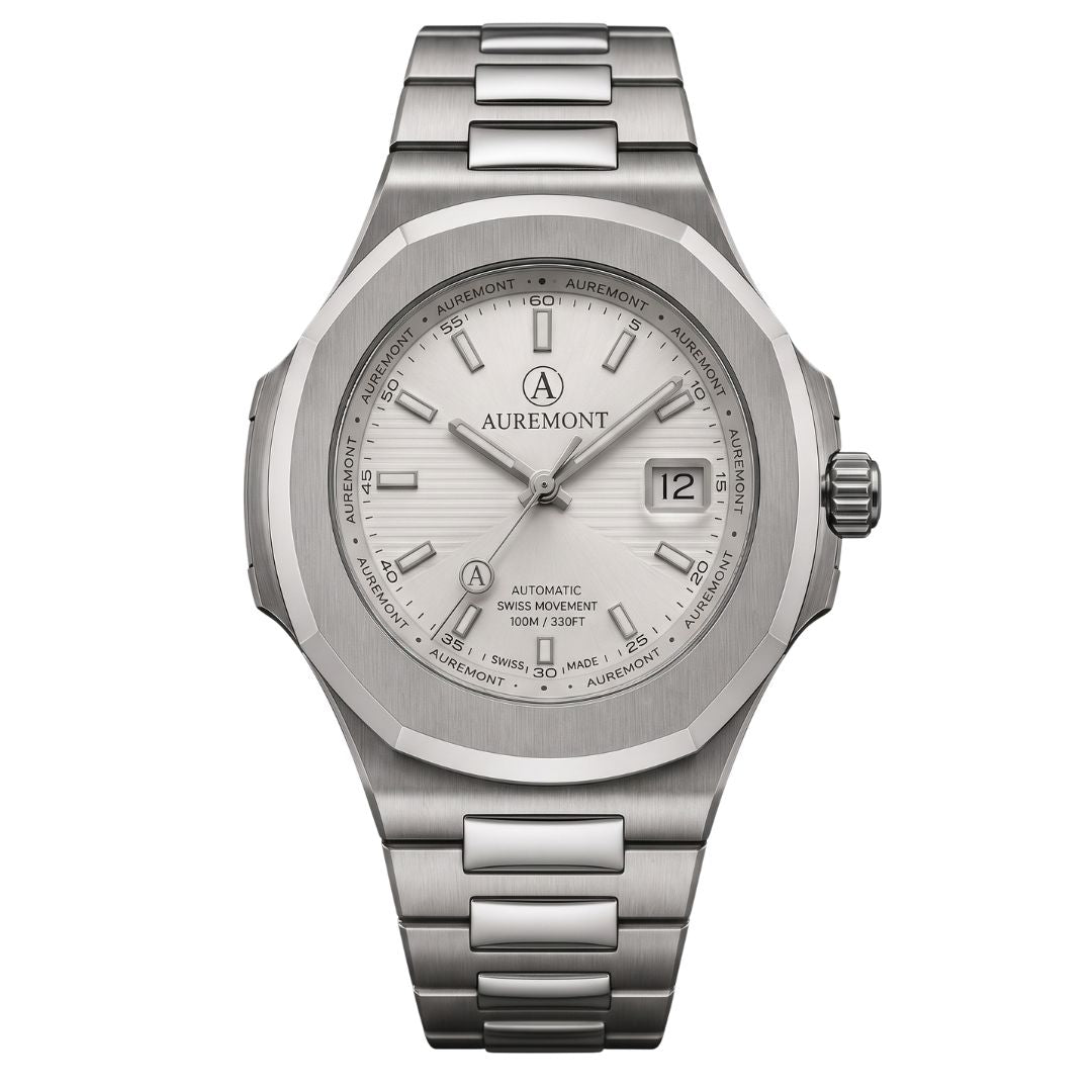 AUREMONT Prestige 41mm – Silver White