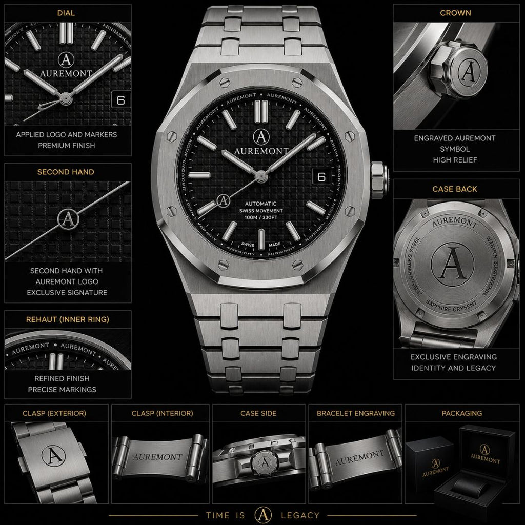 AUREMONT Ocean Diver 40mm – Black