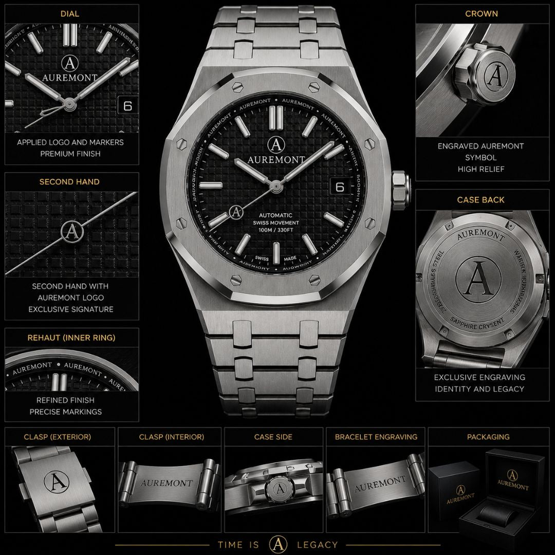AUREMONT Ocean Diver 40mm – Black