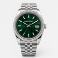 Rolex Datejust 41 – Green Dial   – 126334 – Fluted Bezel – Jubilee Bracelet