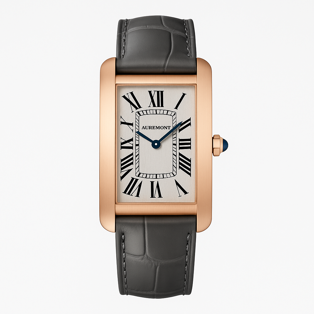Cartier Tank Americaine Large WGTA0134 Yellow Gold Silver Dial