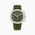 Patek Philippe Aquanaut 3285 V3 – AAA+ 5968G-010 Chronograph White Gold Khaki Green Dial (2023)